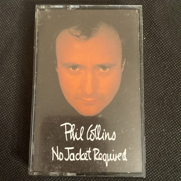 Vintage 85’s cassette tape-Phil Collins No Jacket Required & Buster Soundtrack - Picture 2 of 9